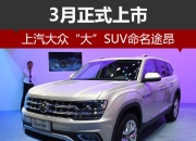 有望命名途浩 上汽大众全新A级SUV年内上市